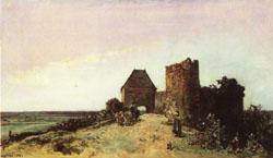 Johan-Barthold Jongkind Ruins of the Castle at Rosemont Germany oil painting art